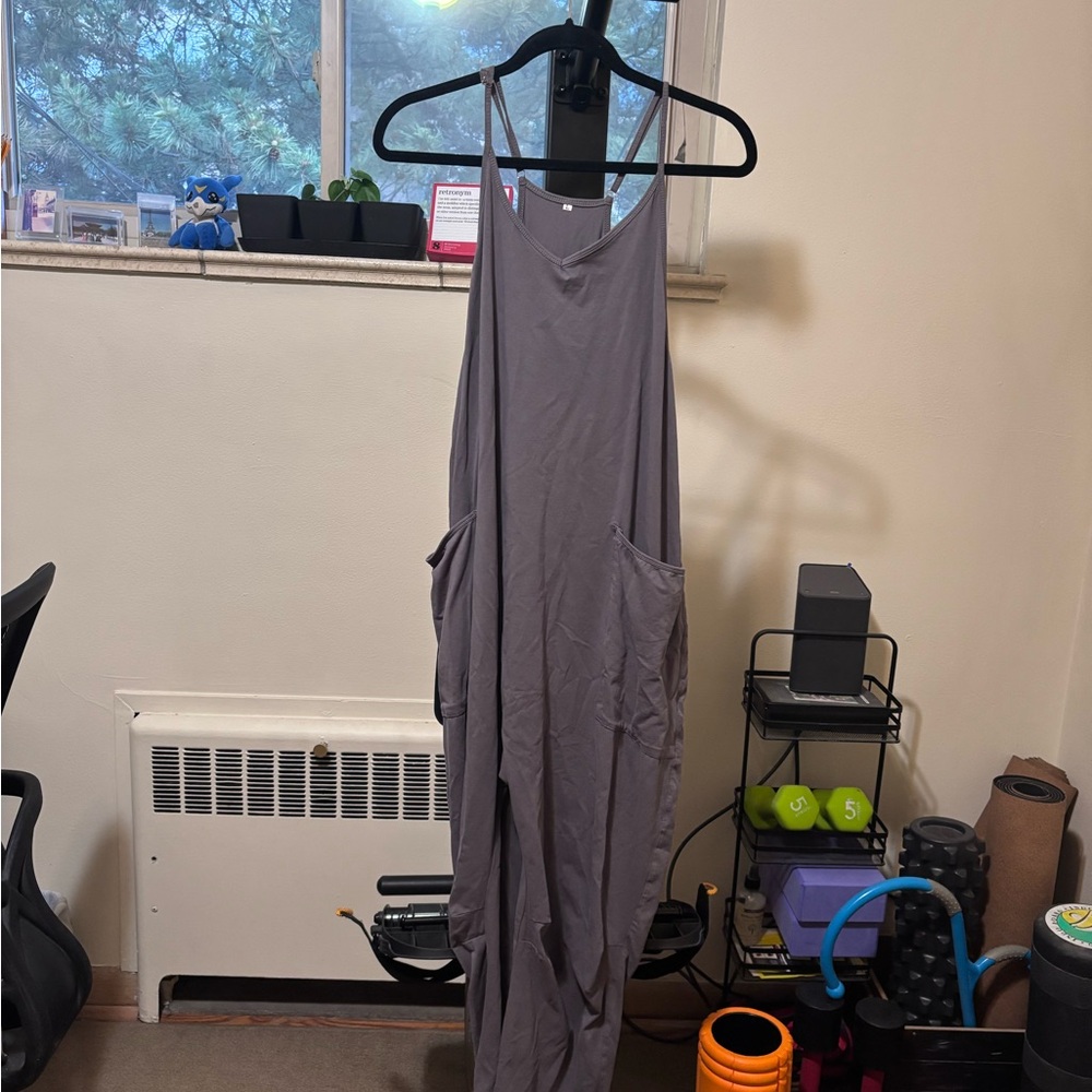 Gray Women's Jumpsuit